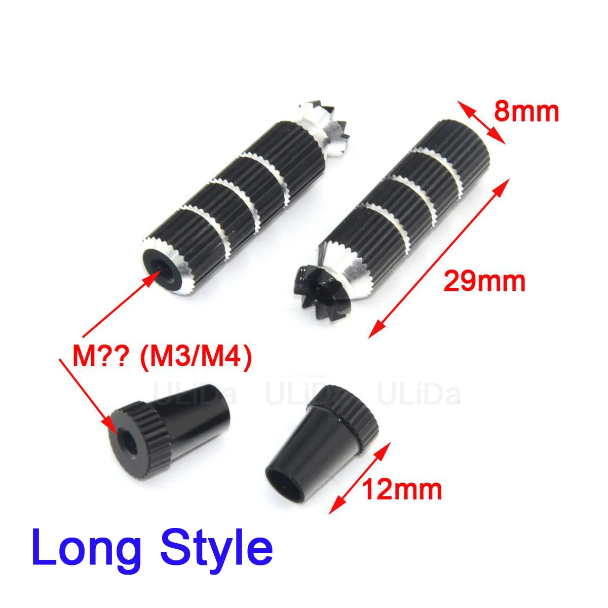 2 PCS Aluminum RC Rocker Head  - огляд і ціна Drone Control Stick