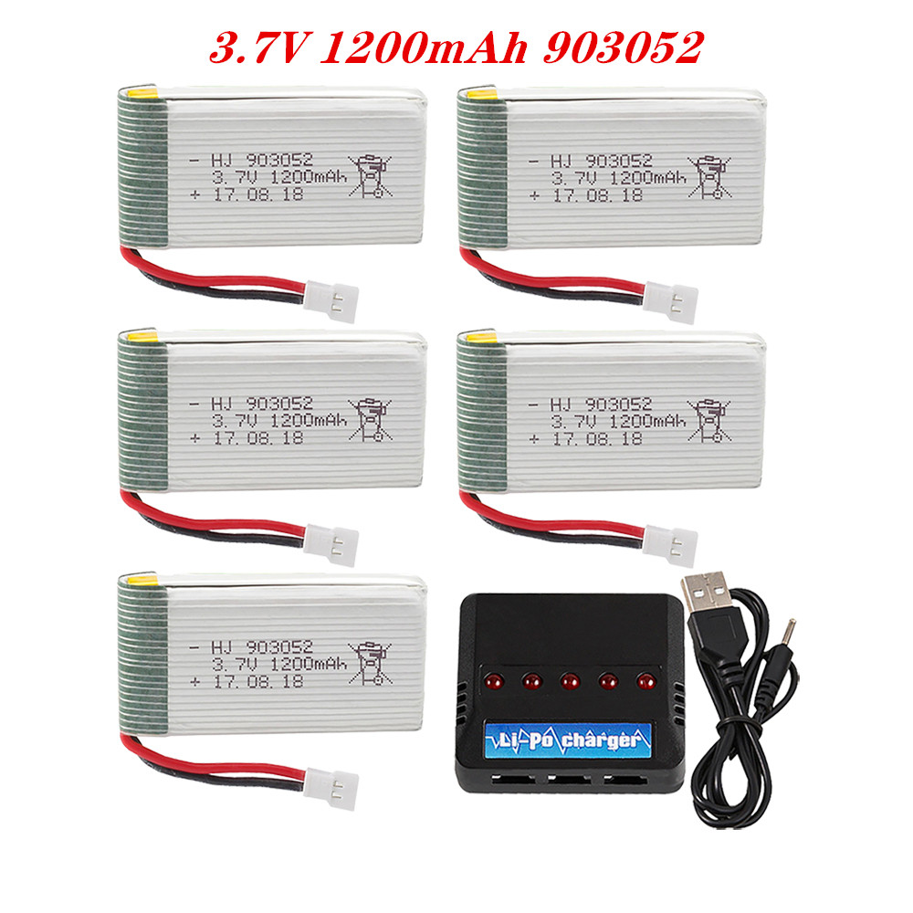 3.7V 1200mah 903052 Lipo Batte - огляд і ціна Drone Battery Adapter