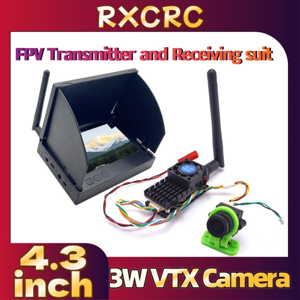 RXCRC 5.8G 3W Video VTX transm - огляд і ціна Drone Controller Screen