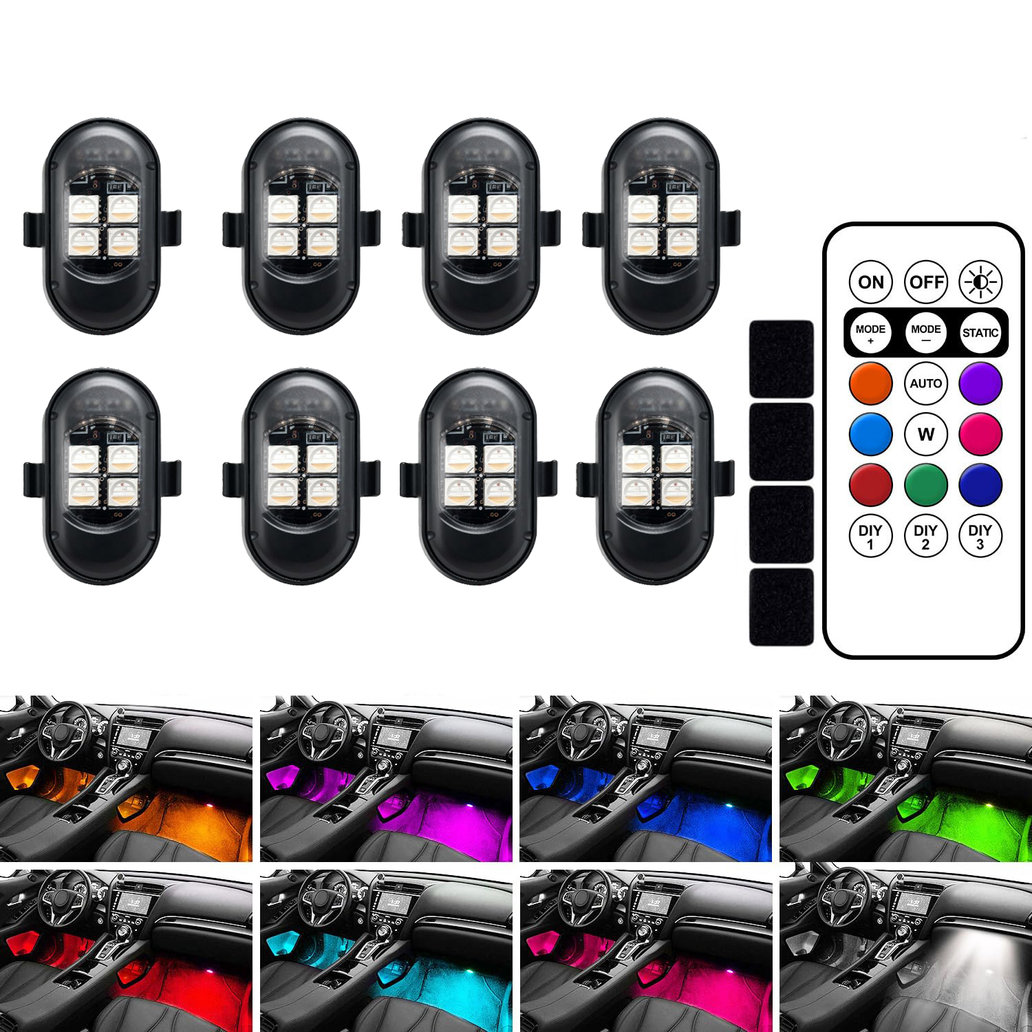 Upgraded 4LEDs Wireless LED St - огляд і ціна Drone Strobe Light