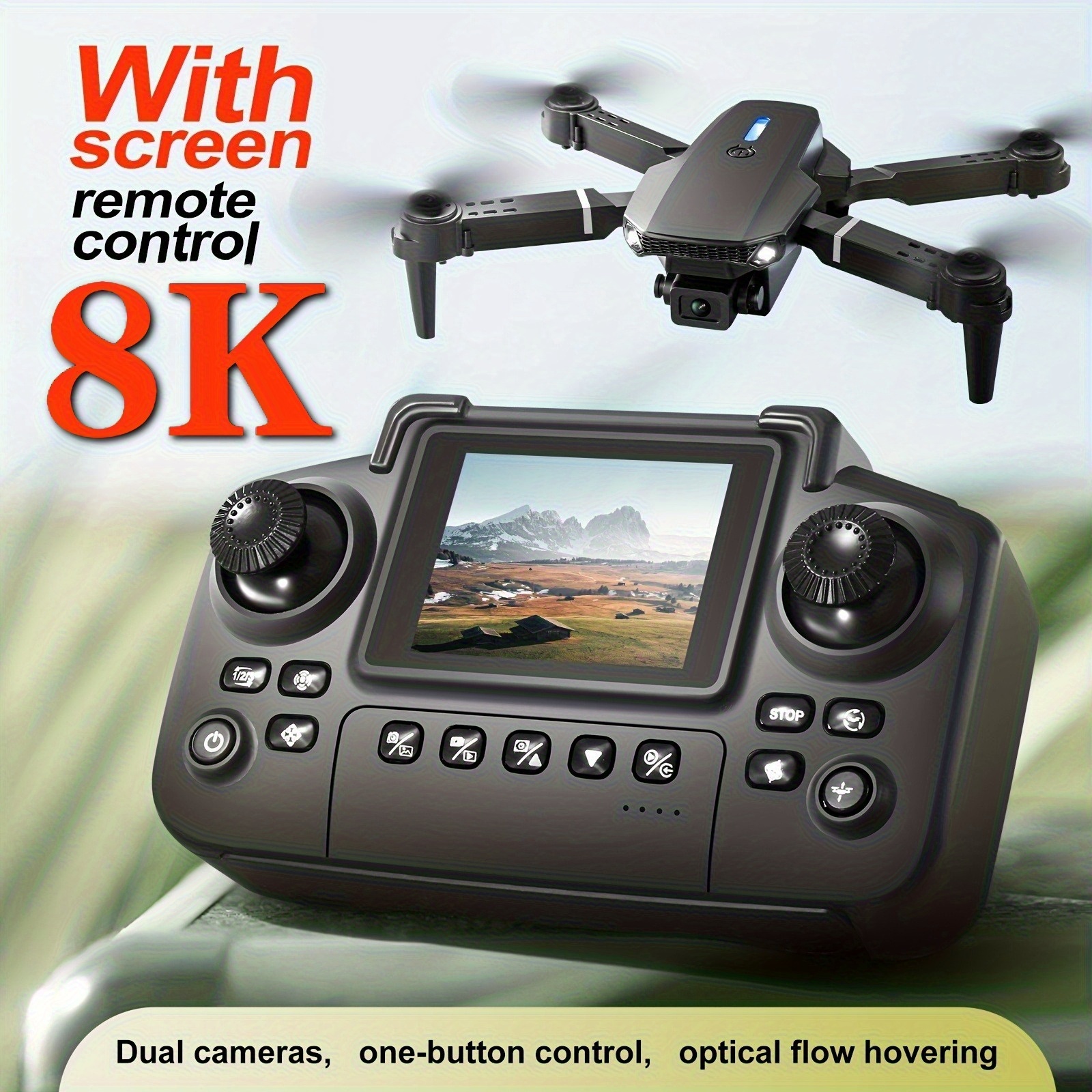 The 2026 upgraded E88 PRO MAX  - огляд і ціна Drone Controller Screen