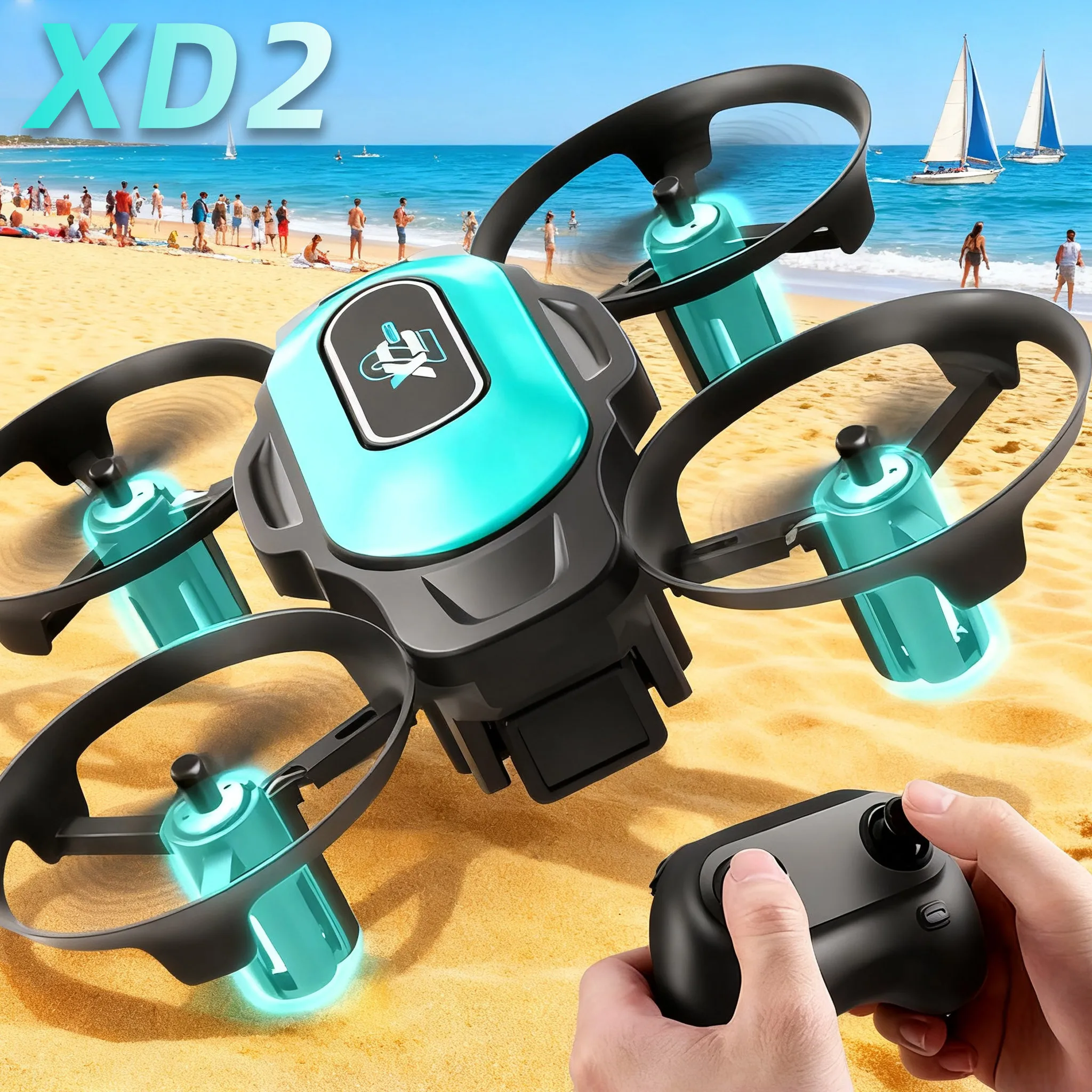 XD2 Mini Drone, 360° Stunt Fli - огляд і ціна Drone Controller Screen