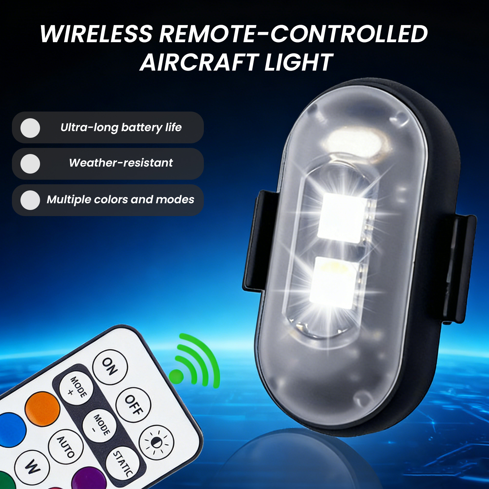 2/4/6PCS Wireless LED Strobe L - огляд і ціна Drone Strobe Light