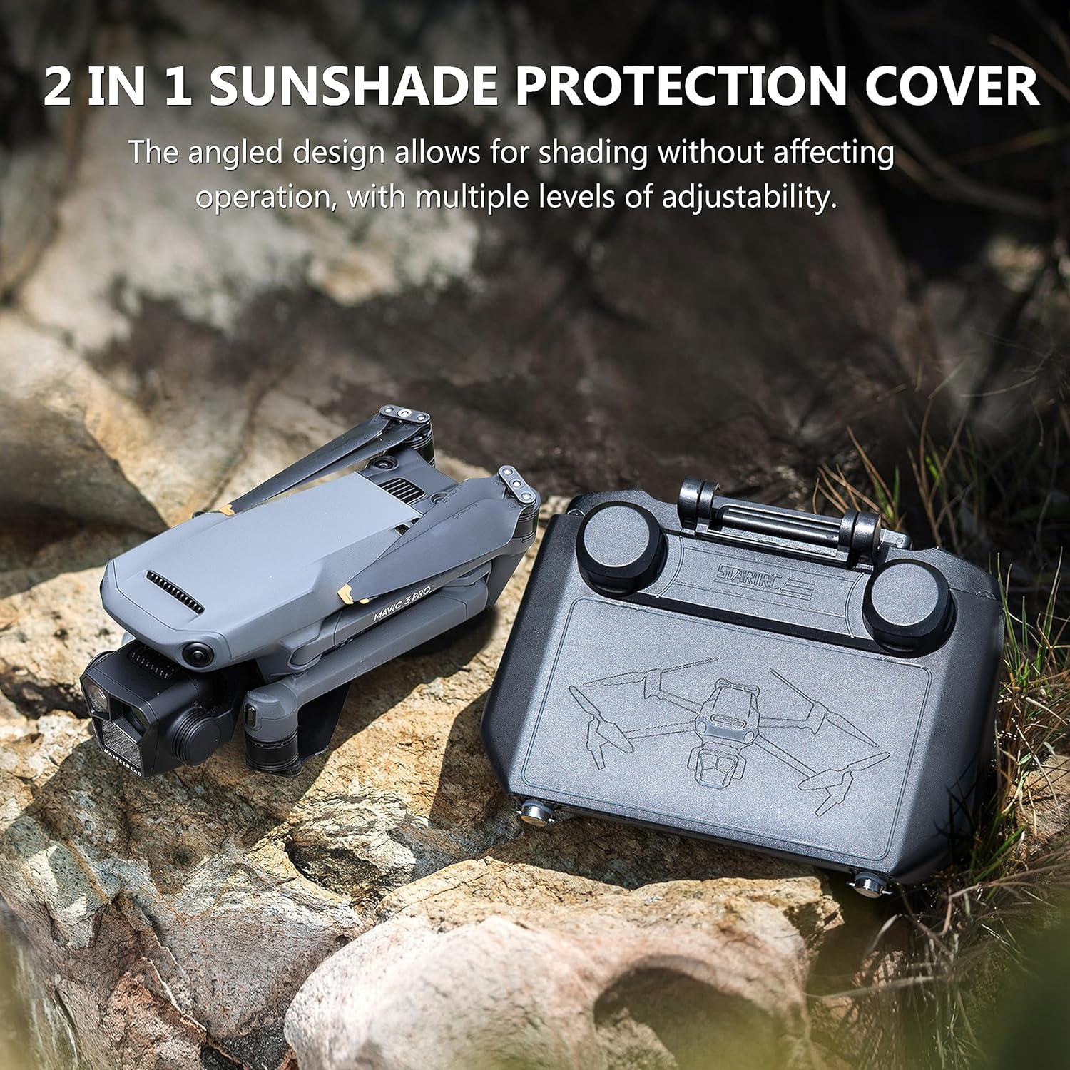 2-in-1 Sun Hood & Joystick Cov - огляд і ціна Drone Joystick Cover