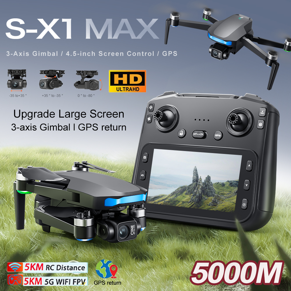 New S-X1 MAX Drone GPS 8K Prof - огляд і ціна Drone Battery Adapter