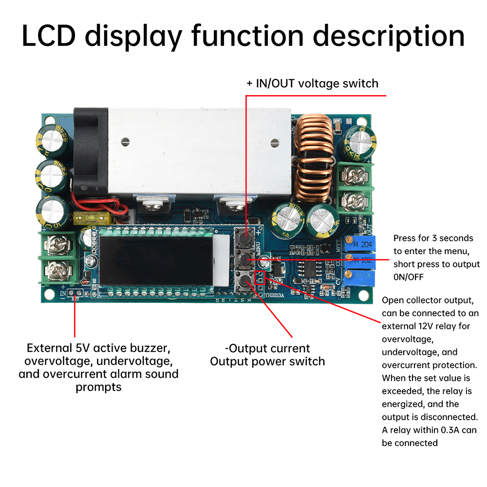 DC 10-75V 20A Adjustable Buck  - огляд і ціна Drone Solar Charger