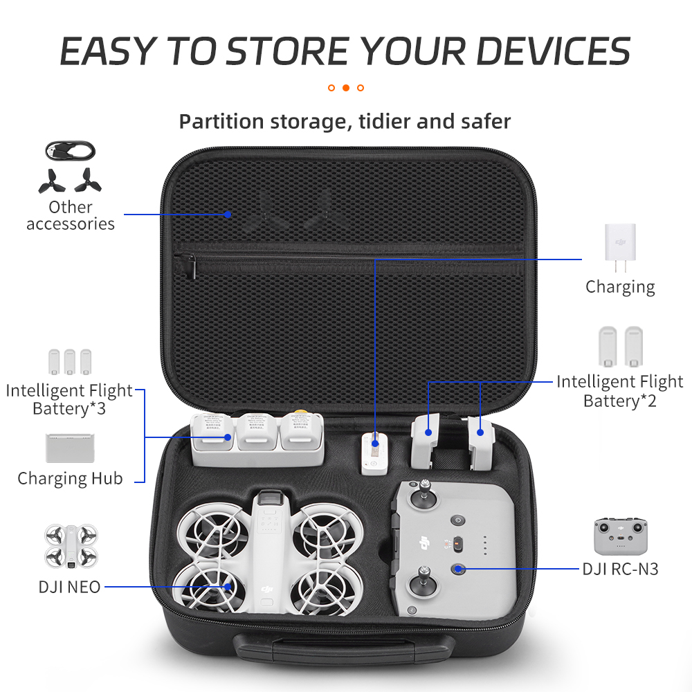 XFJI Carrying Case Compatible  - огляд і ціна Drone Carrying Case